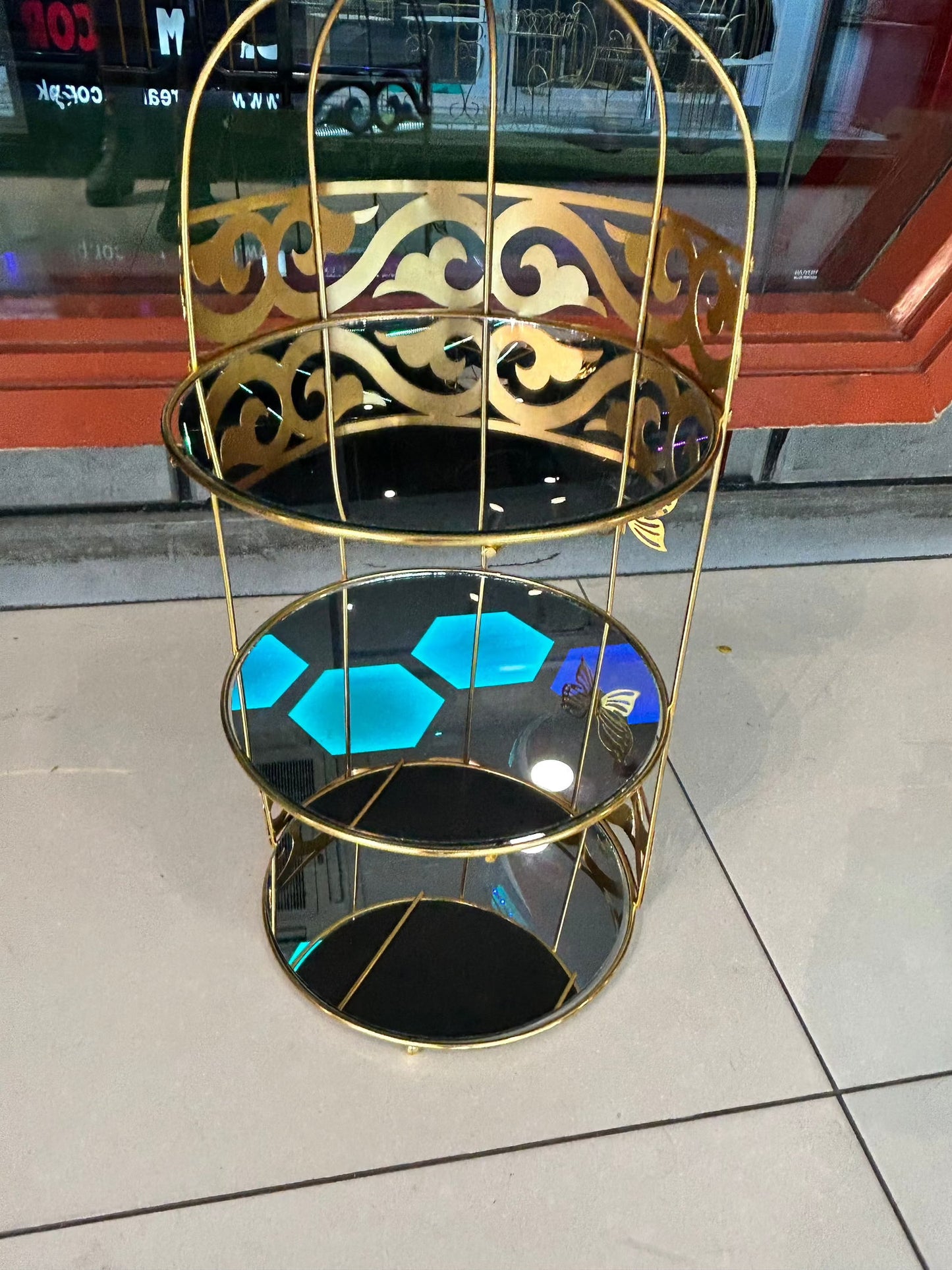 3 tier luxury bird cage Organizer - Dukaanwali