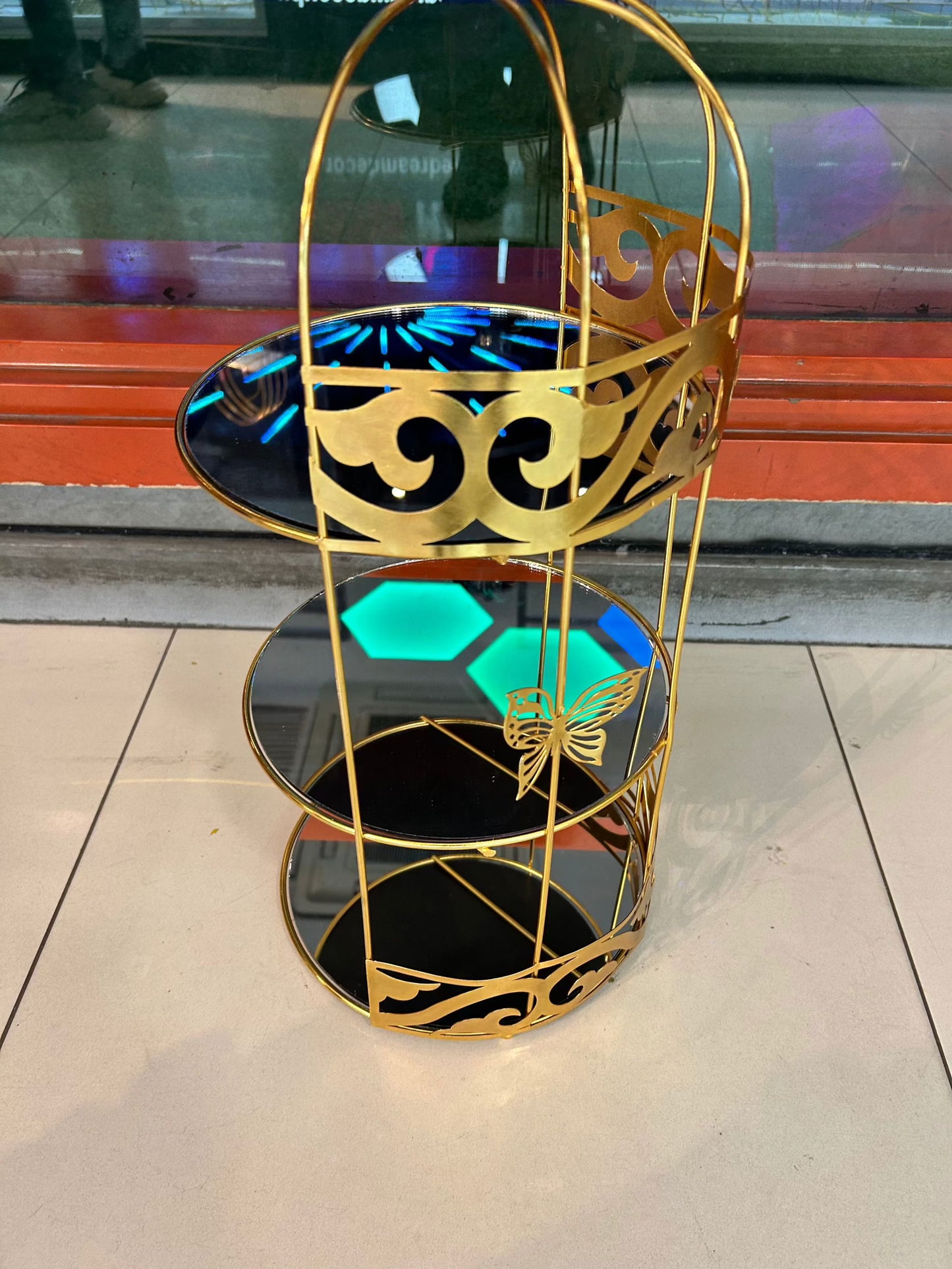 3 tier luxury bird cage Organizer - Dukaanwali