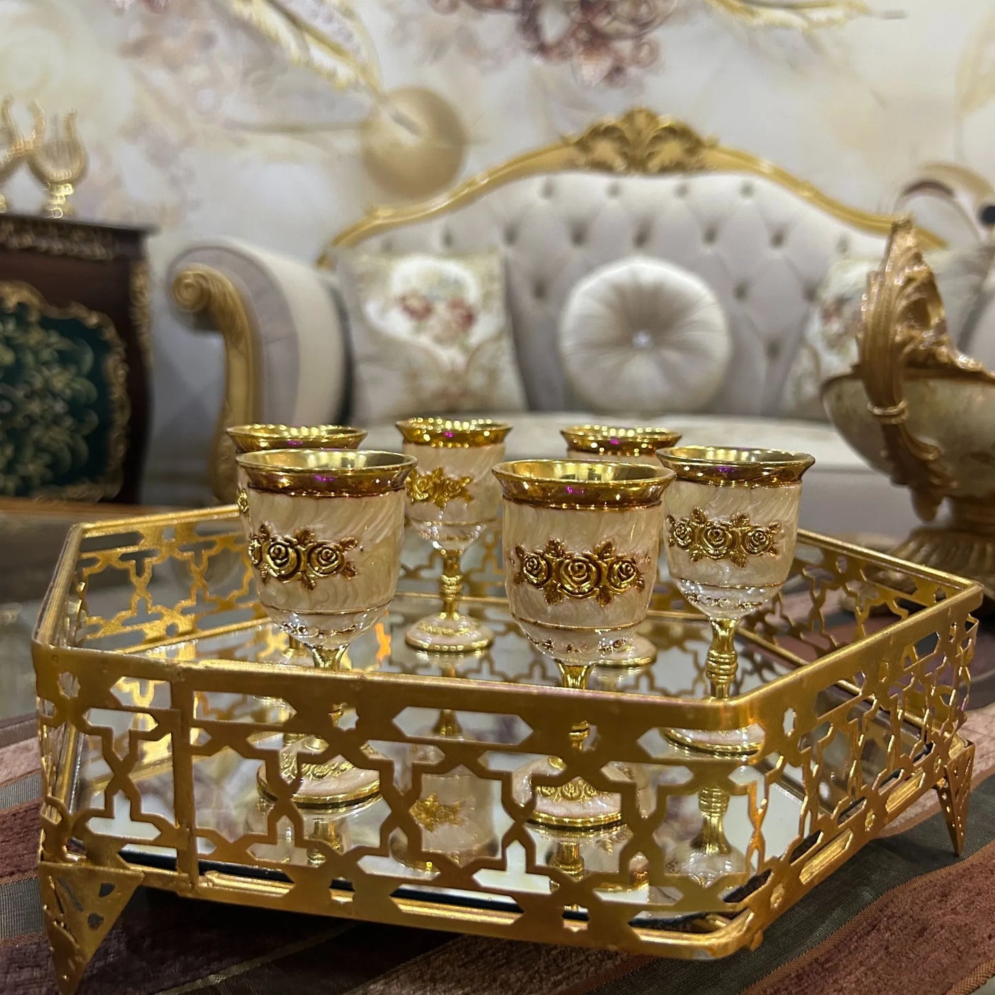 Serving, Perfumes and Cosmetics Tray