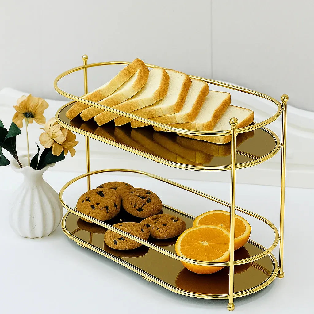 Golden Glam Organizer - Makeup, Jewelry & Vanity Storage