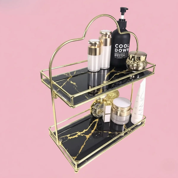 2 Tier Cosmetic Storage Basket