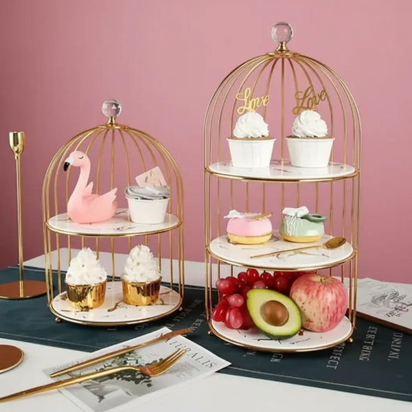 Birdcage Multi-Tier Storage Rack