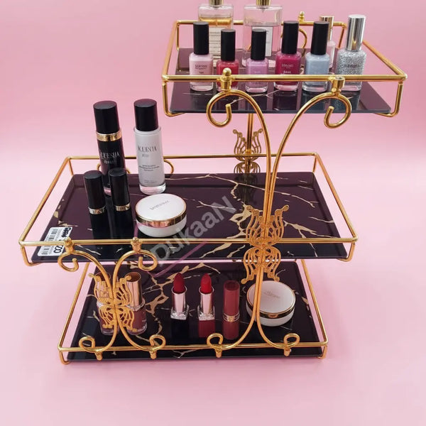 3-Tier Square Shaped Organizer for cosmetic, kitchen and bathroom