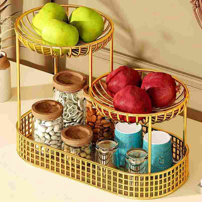 3 Layer Fruit Rack front view – ideal for kitchen or pantry
