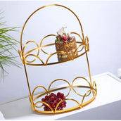 Luxury Double-Layer Dessert & Snack Tray