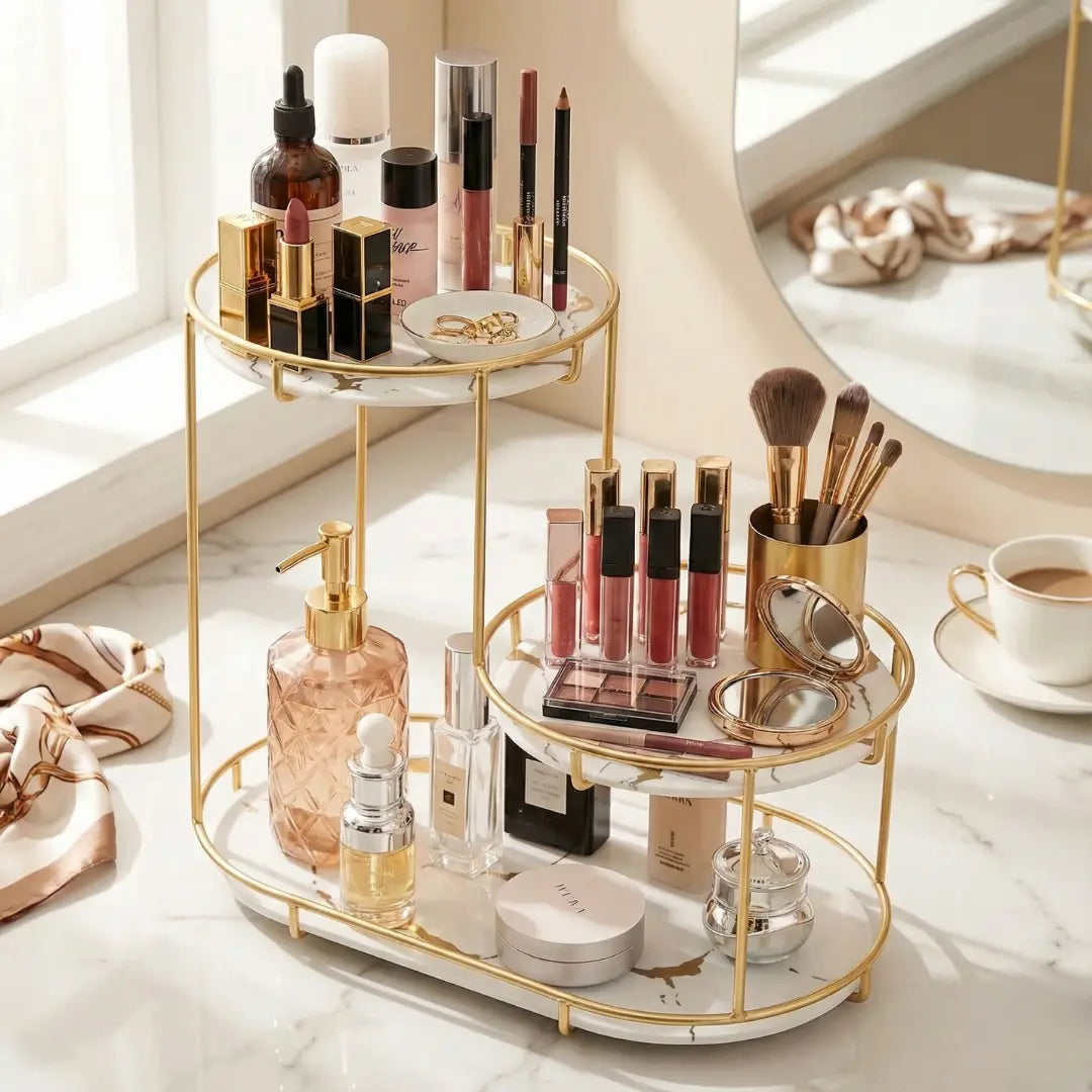 3 Layer Cosmetic, Perfume and Multi-Purpose Storage Rack
