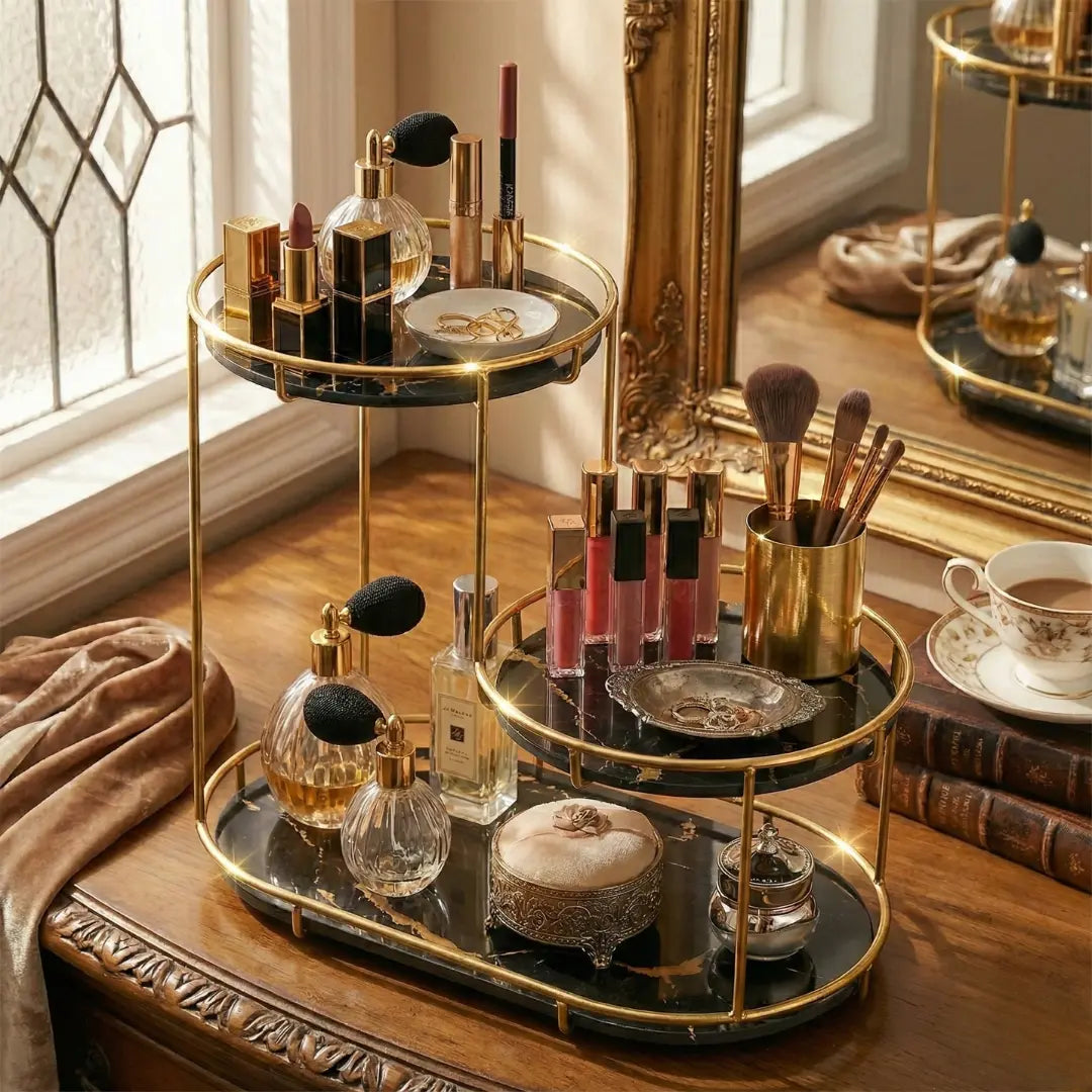 3 Layer Cosmetic, Perfume and Multi-Purpose Storage Rack