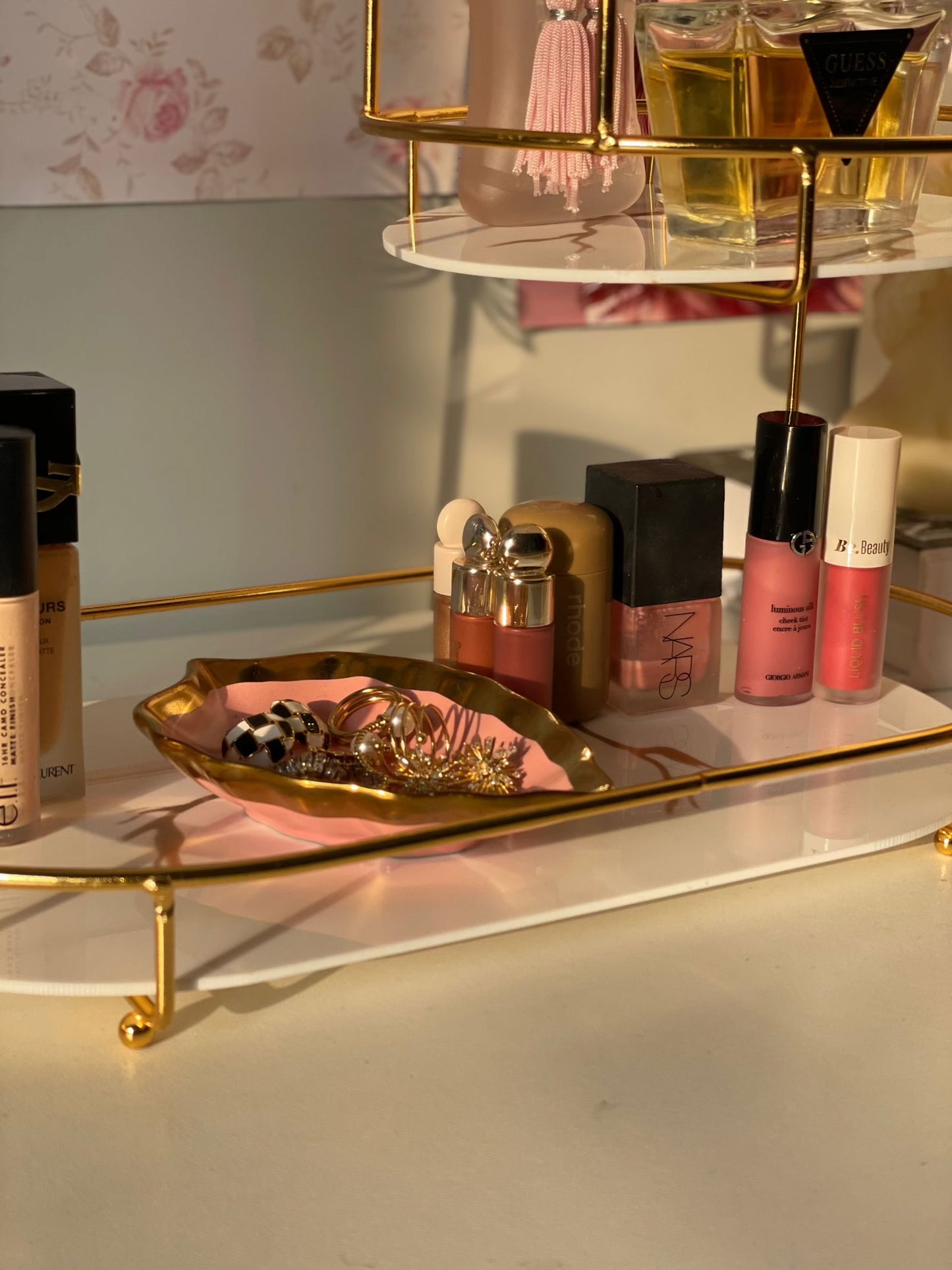 3 Layer  Storage Rack with butterfly charms - Dukaanwali