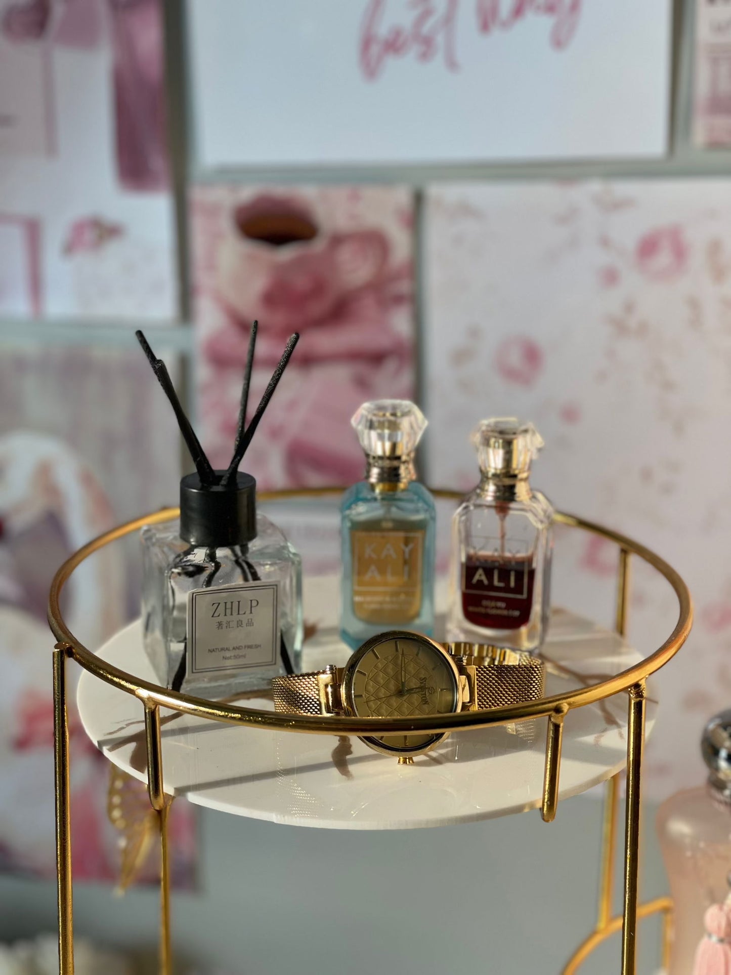3 Layer  Storage Rack with butterfly charms - Dukaanwali
