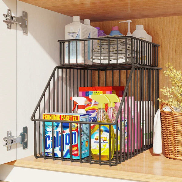 Multipurpose Storage Basket – Kitchen & Bathroom Organizer