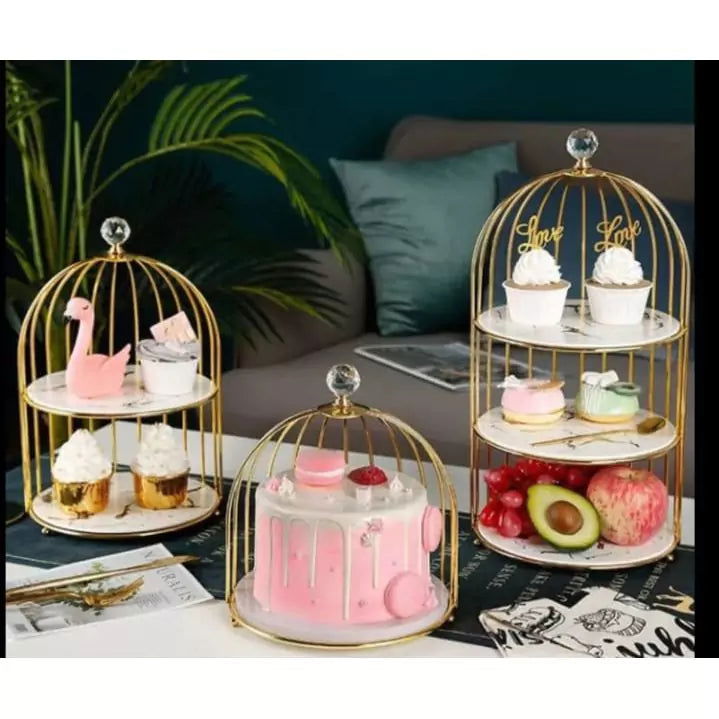 Birdcage Multi-Tier Storage Rack - Dukaanwali
