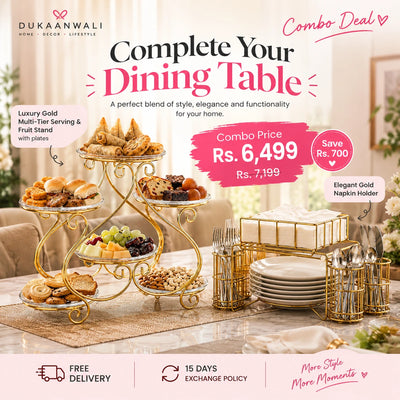 Complete Your Dining Table – Golden Hosting Combo