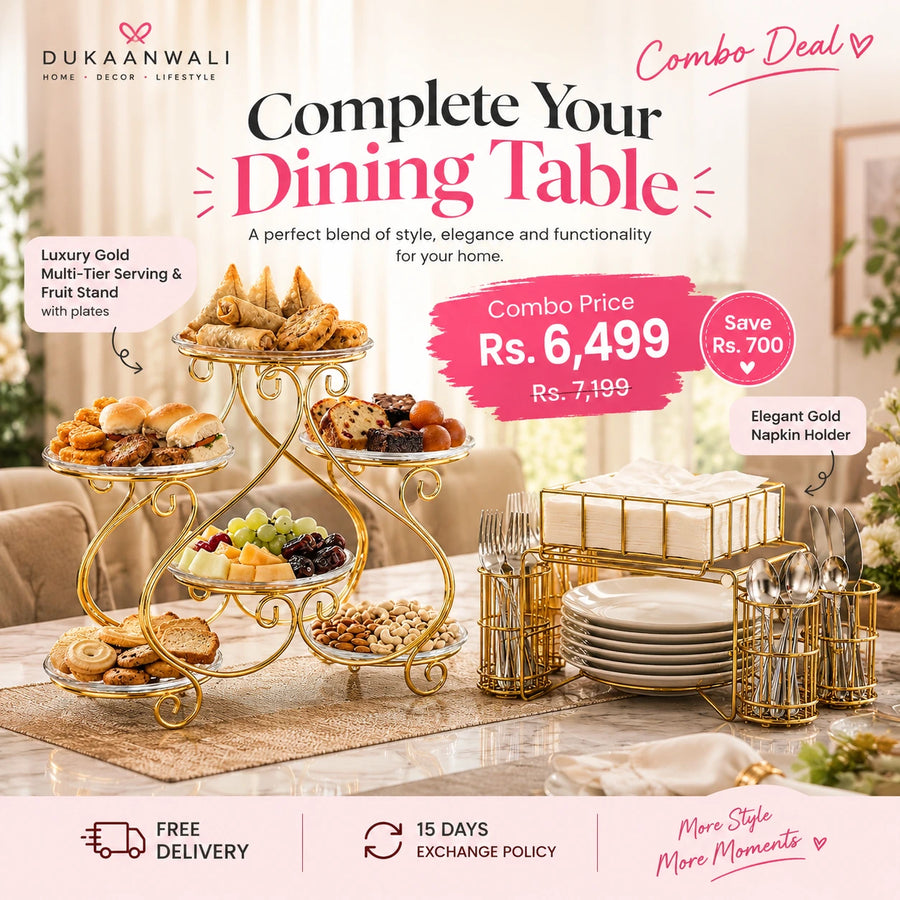 Complete Your Dining Table – Golden Hosting Combo