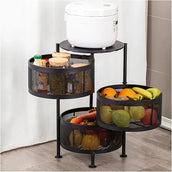 Counter Top Vegetable Metal Trolley By Dukaanwali - Dukaanwali