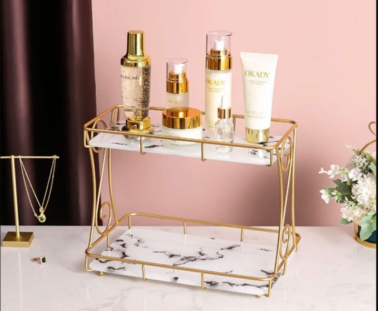 Double layers cosmetic or multi-purpose Organizer - Dukaanwali