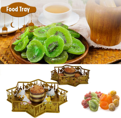 Eid Serving Tray Star Shaped Ramadan Tray - Dukaanwali