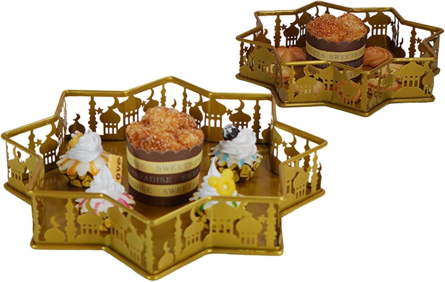 Eid Serving Tray Star Shaped Ramadan Tray - Dukaanwali