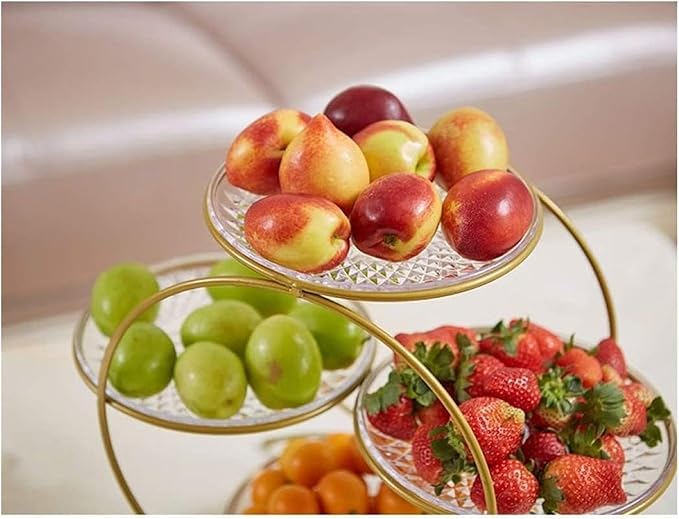 Fruit bowl serving bowl Fruit Storage Basket Bowl Holder Stand Fruit Tray Modern - Dukaanwali