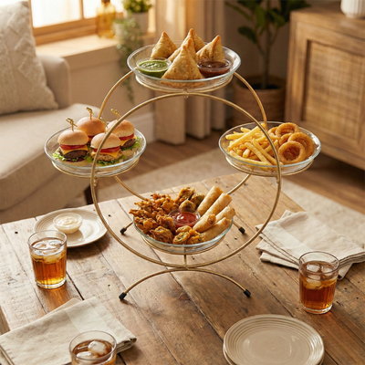 Luxury 4-Tier High Tea & Dessert Serving Stand