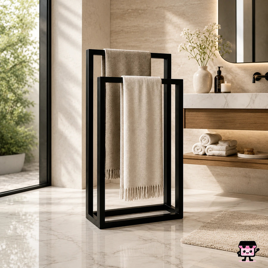 Luxury Freestanding Bathroom Towel Holder Stand