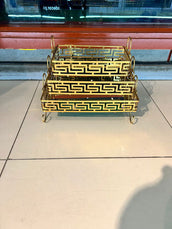 Majestic Gold Serving Platters - Dukaanwali