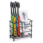 Multi-Slot Toothbrush and Toothpaste Organizer - Dukaanwali
