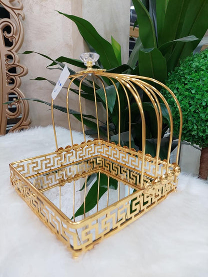 Multi Layer round and square shaped birdcage organiser - Dukaanwali