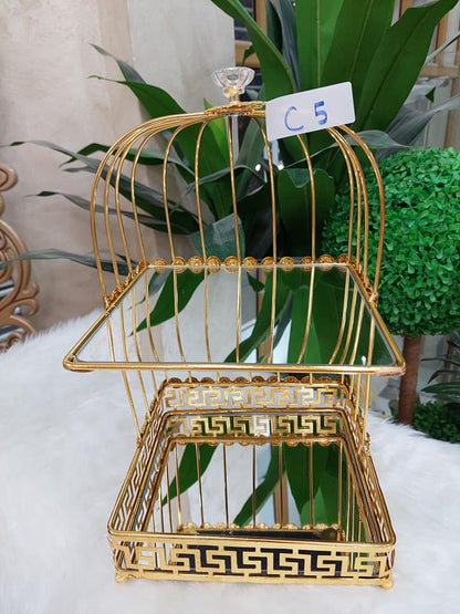 Multi Layer round and square shaped birdcage organiser - Dukaanwali