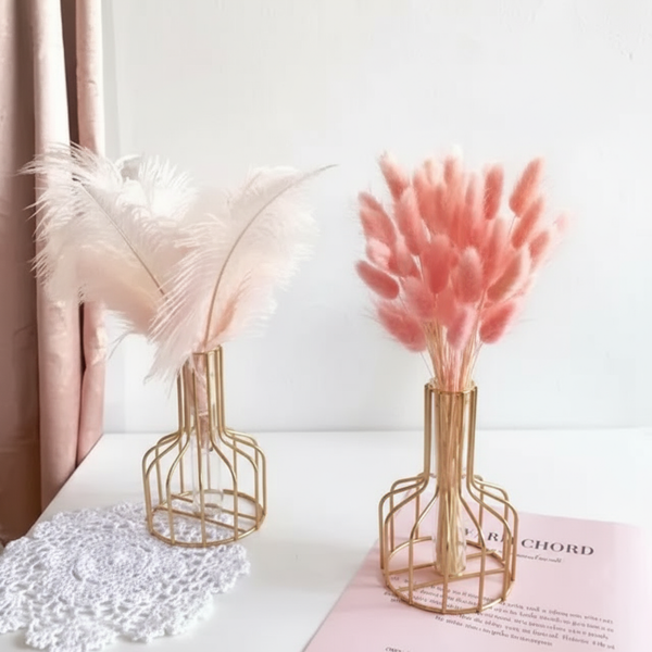 Nordic Golden Iron Vase (1pc) | Home Decor