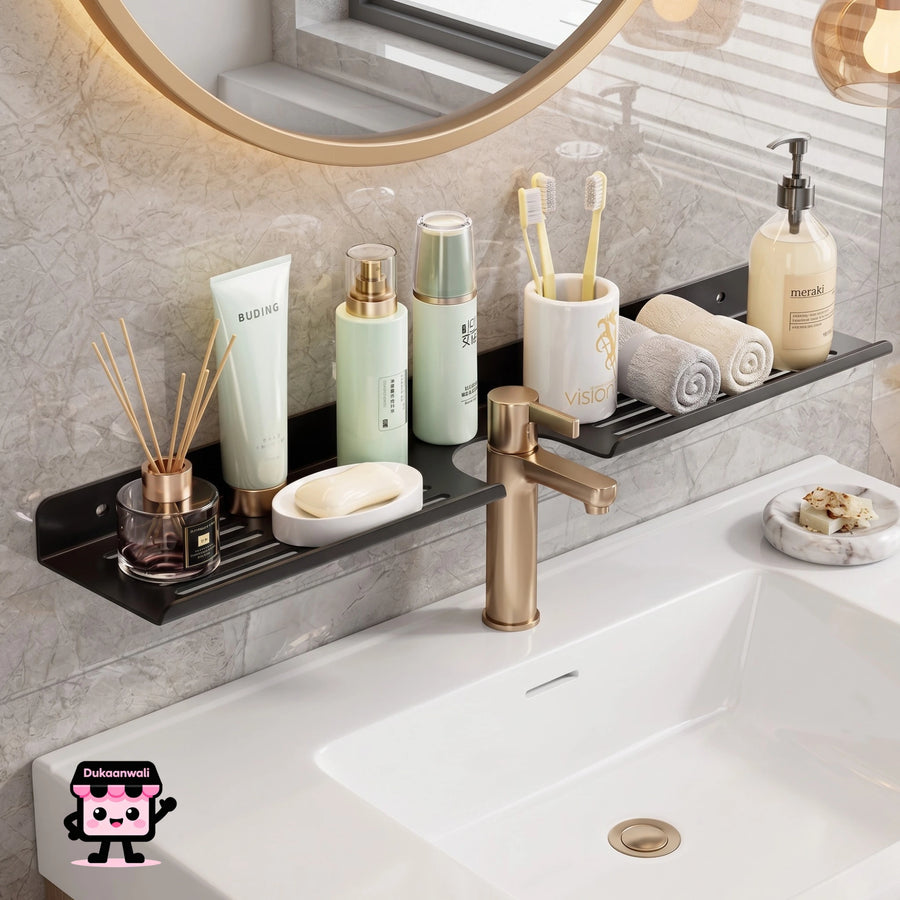 Space Saving Wall Shelf for Bathroom