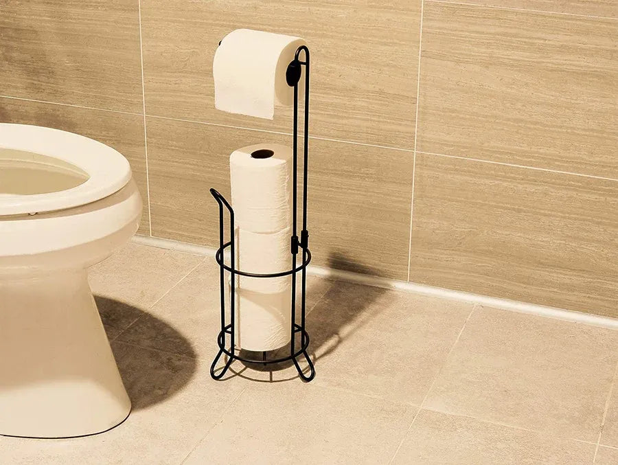 Toilet Paper Stand and Dispenser, Toilet Paper Roll Holder Stand