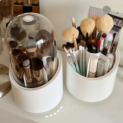 Rotateable Makeup Brush Organizer