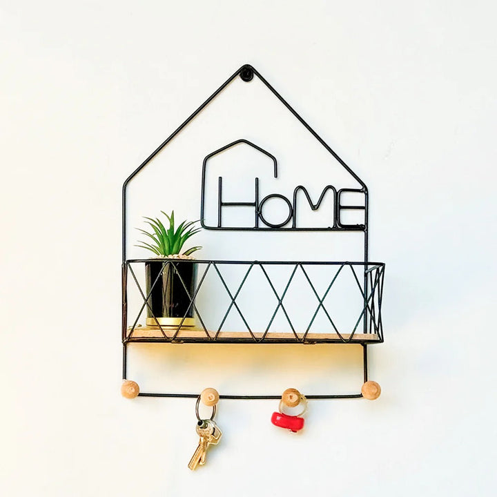 Creative shelf blending with modern interior