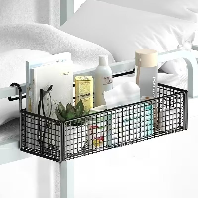 Bedside Storage Basket – Hanging Bed Organizer for Dorms & Small Spaces