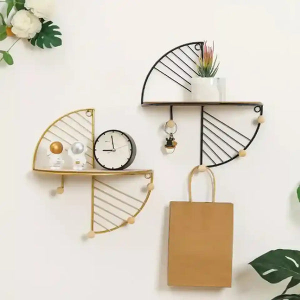Metal Wall Mounted Storage Shelf – Sleek & Sturdy Wall Organizer