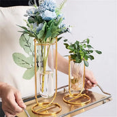 Modern Geometric Test Tube Planter Set