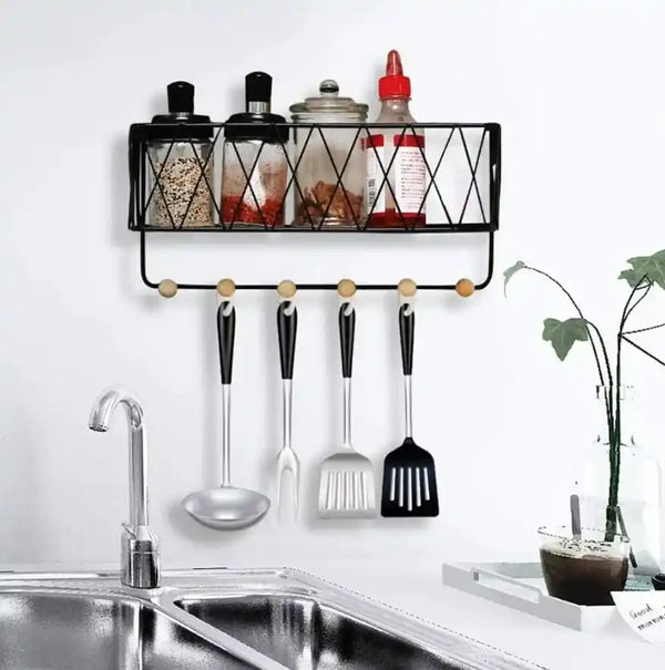 Criss-Cross Wall Utility Shelf – Modern Storage & Display