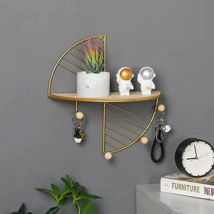 Shelf installed in a kitchen for storage